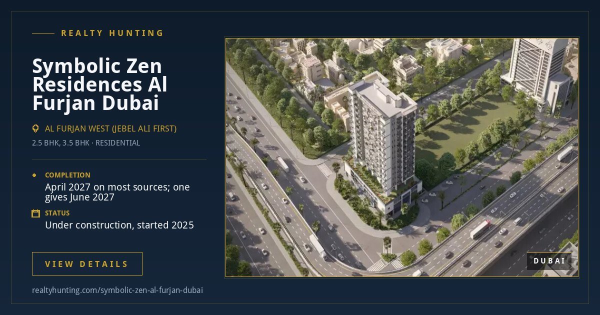 Symbolic Zen Residences Al Furjan Dubai — photo 4