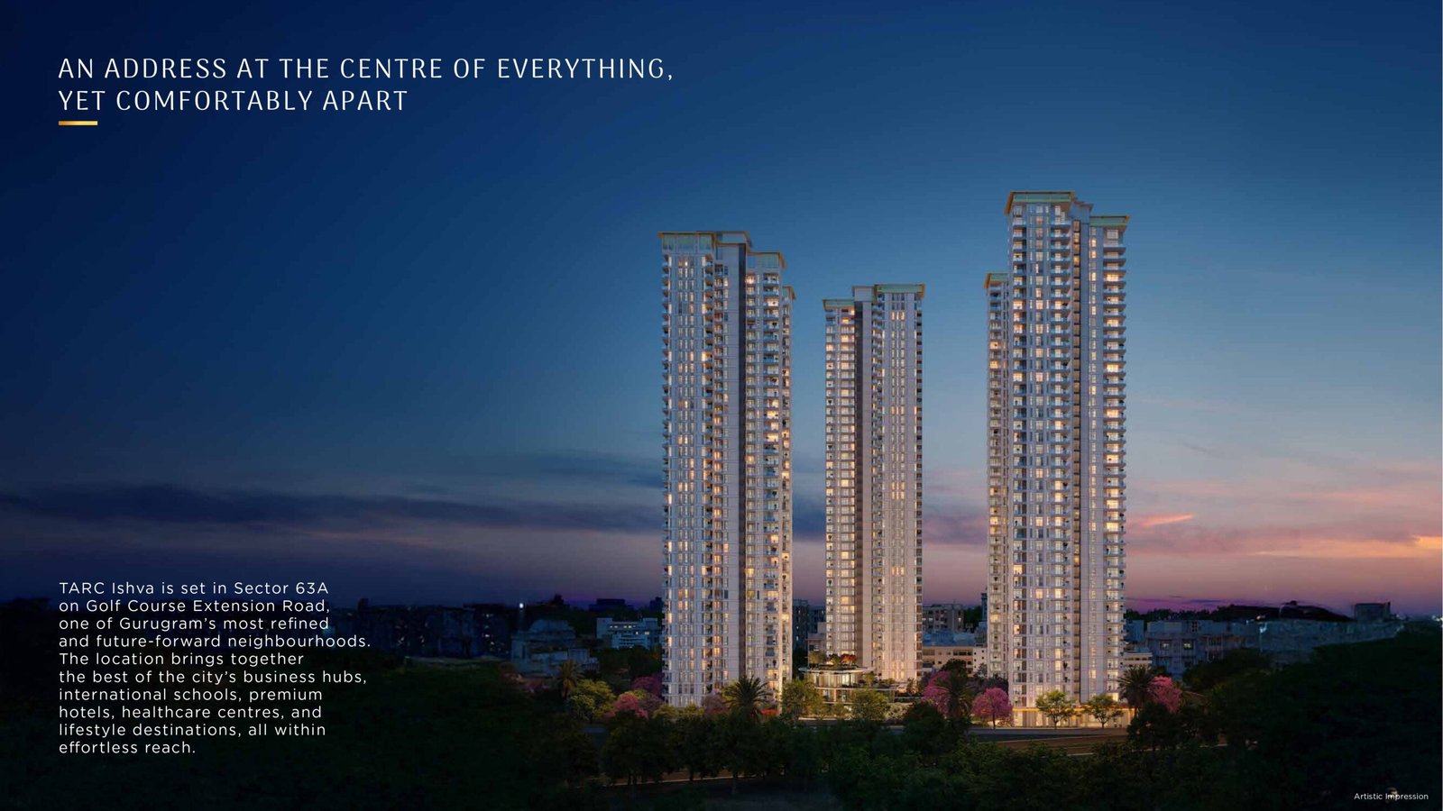TARC Ishva — Inspired by India, Crafted for the Future Sector 63A, Gurgaon