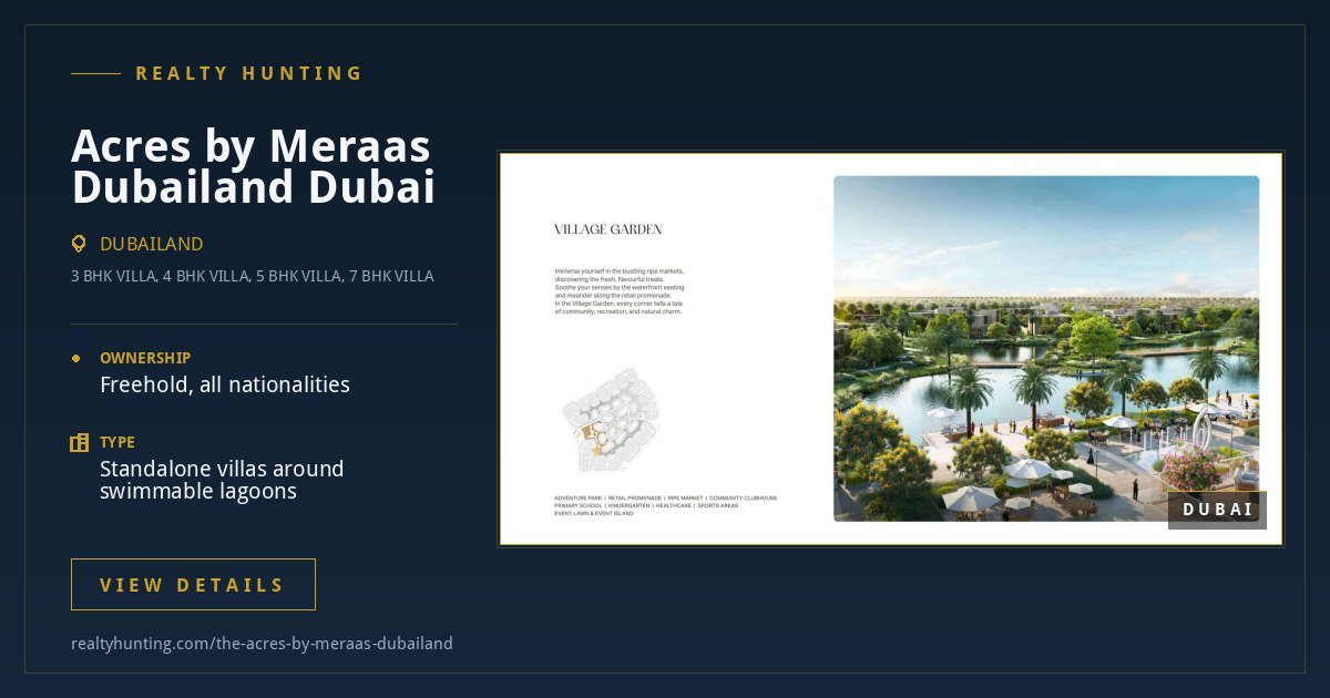 Acres by Meraas Dubailand Dubai — photo 3