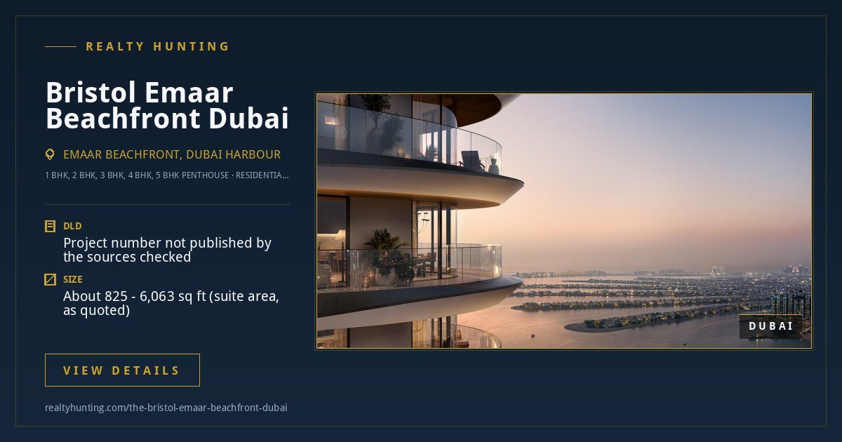 Bristol Emaar Beachfront Dubai — photo 4