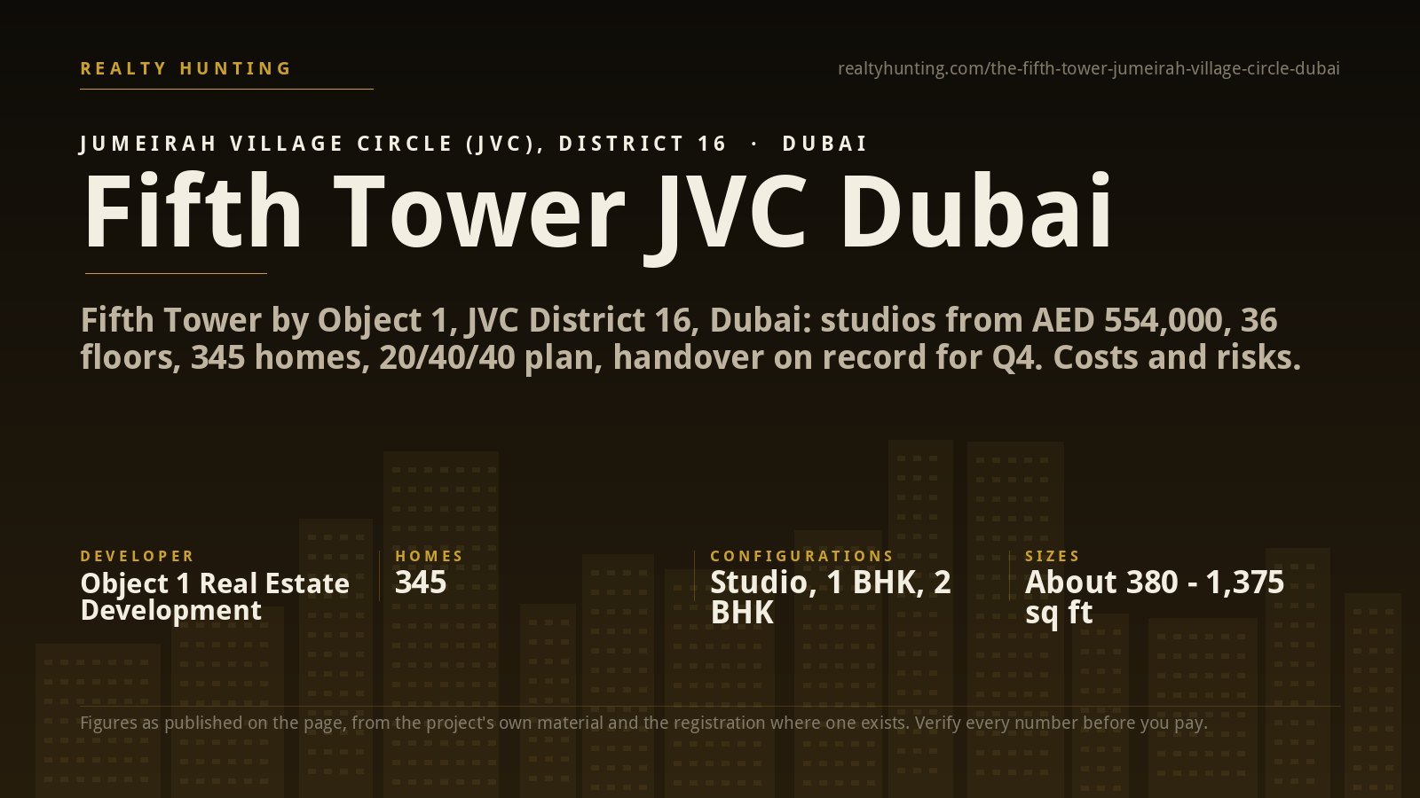 Fifth Tower Jumeirah Village Circle Dubai