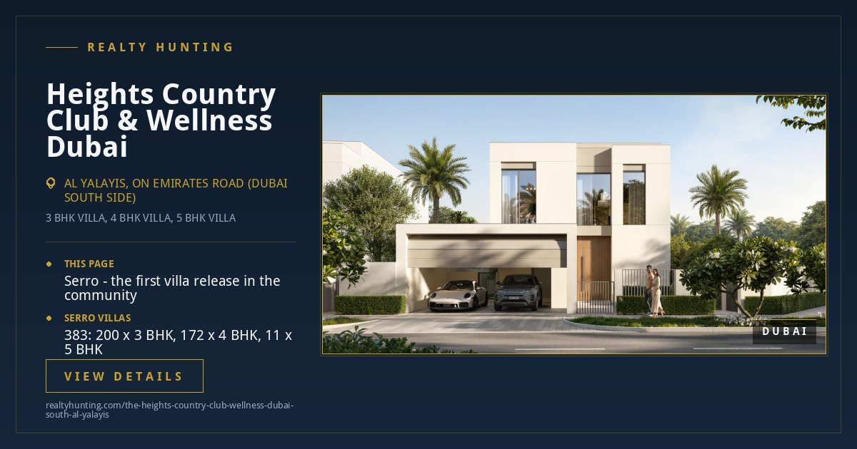 Heights Country Club & Wellness Al Yalayis Dubai