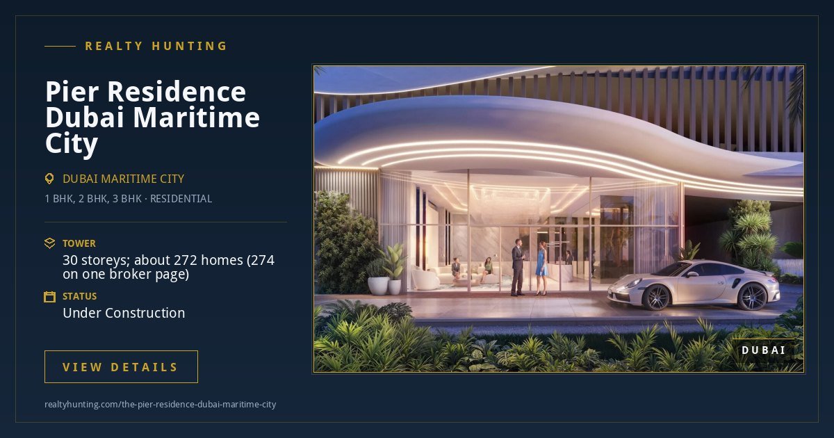 Pier Residence Dubai Maritime City Dubai — photo 4