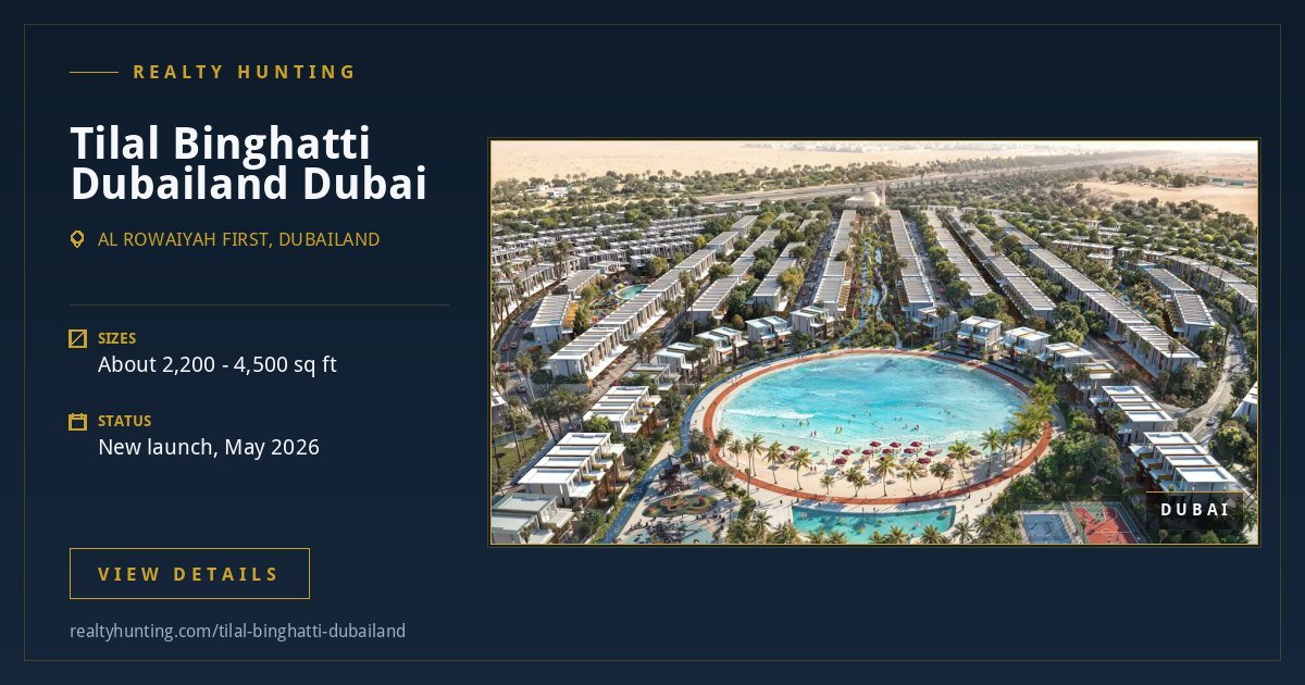 Tilal Binghatti Dubailand Dubai