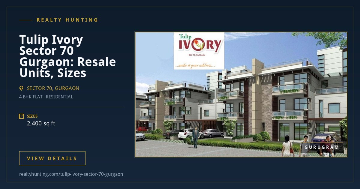 Tulip Ivory Sector 70 Gurgaon — photo 2