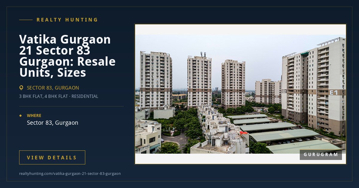 Vatika Gurgaon 21 Sector 83 Gurgaon — photo 3