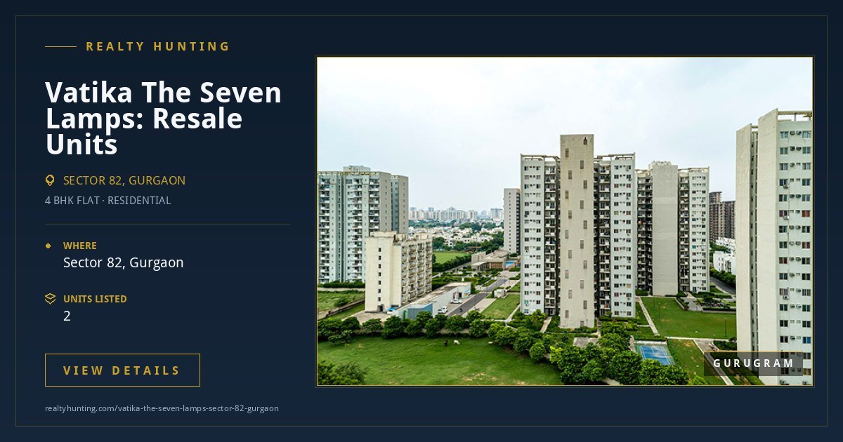 Vatika Seven Lamps Sector 82 Gurgaon