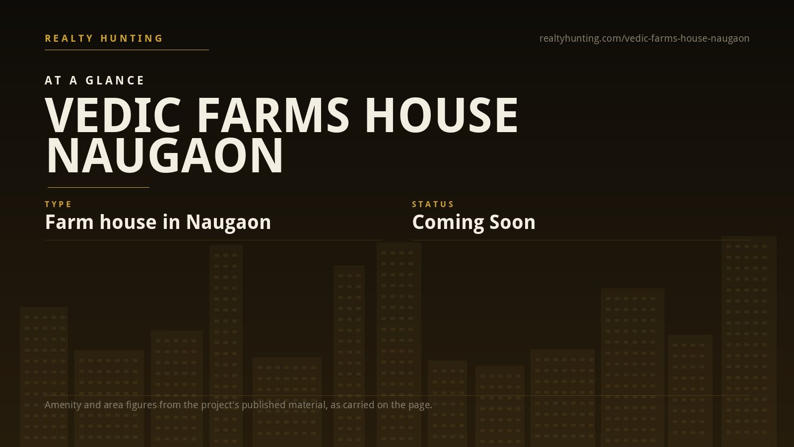 VEDIC FARMS HOUSE NAUGAON | RAVISTA FARMHOUSE IN NAUGAON — photo 1