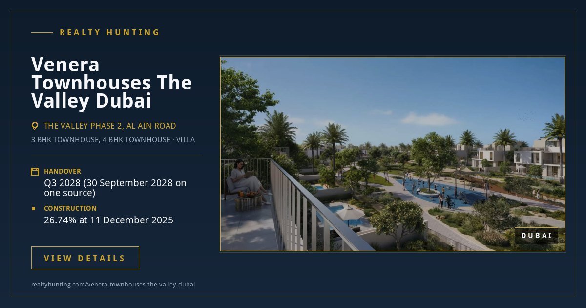 Venera Townhouses The Valley Dubai — photo 3