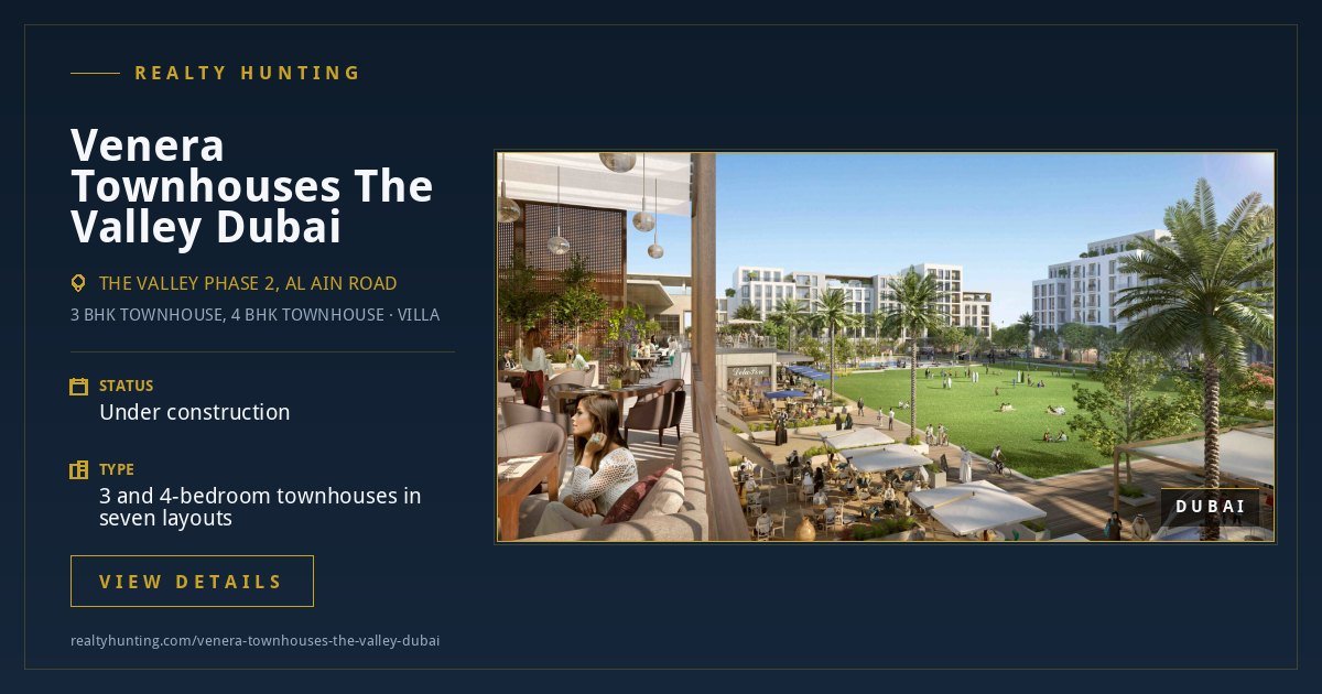 Venera Townhouses The Valley Dubai — photo 4