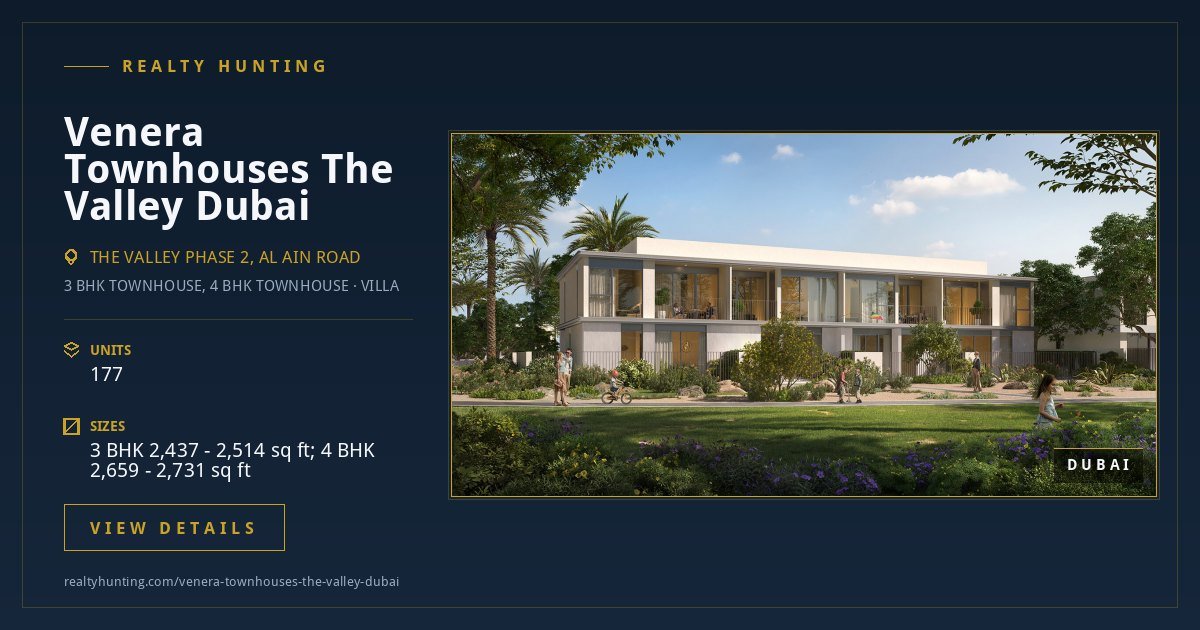 Venera Townhouses The Valley Dubai — photo 4