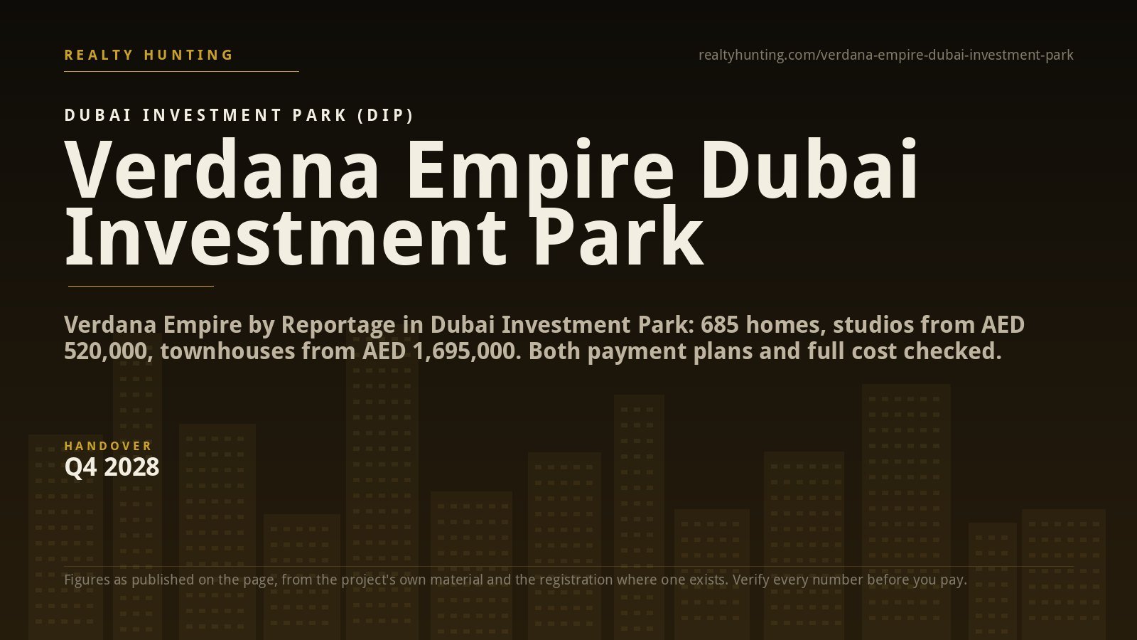 Verdana Empire Dubai Investment Park Dubai