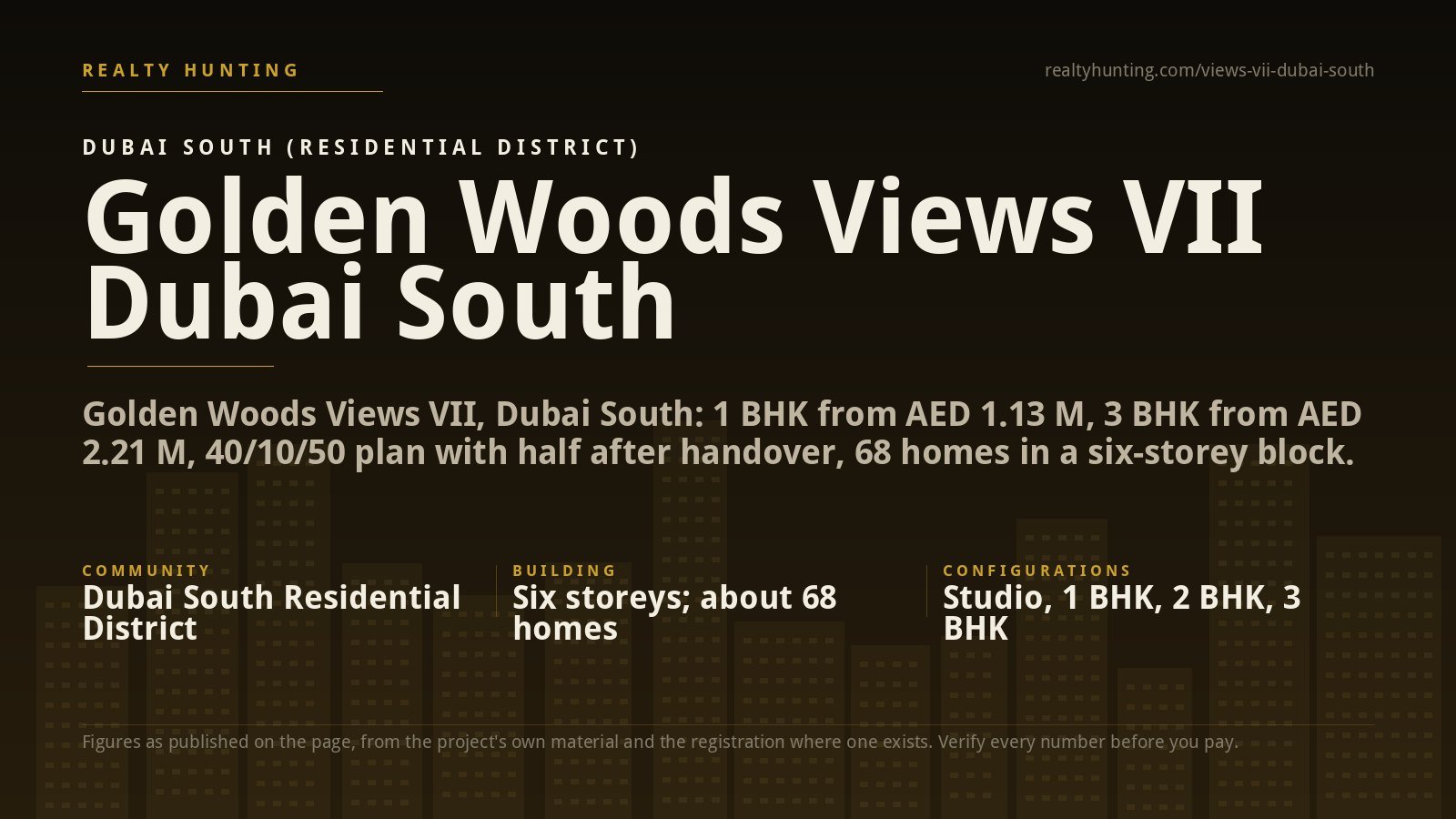 Golden Woods Views VII Dubai South Dubai