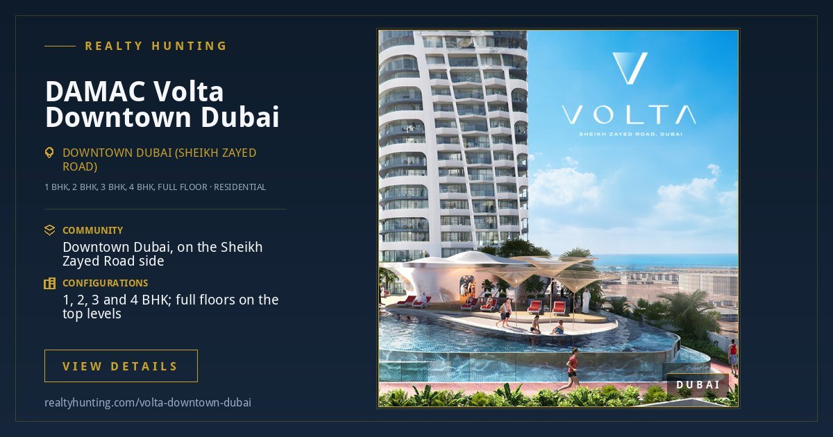 DAMAC Volta Downtown Dubai
