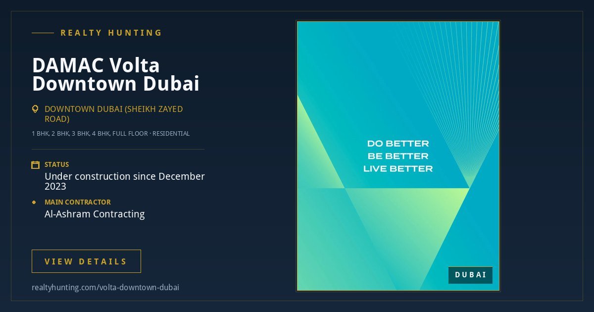 DAMAC Volta Downtown Dubai — photo 3