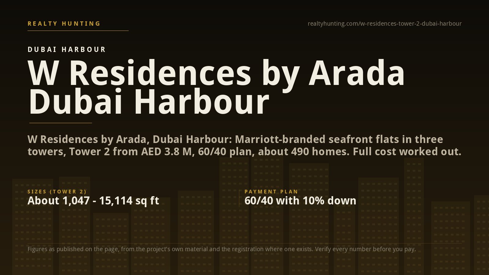 W Residences by Arada Dubai Harbour