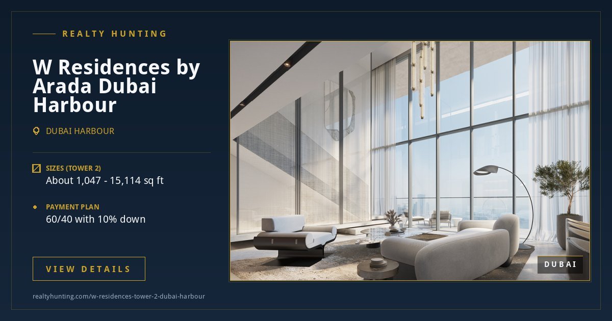 W Residences by Arada Dubai Harbour — photo 2