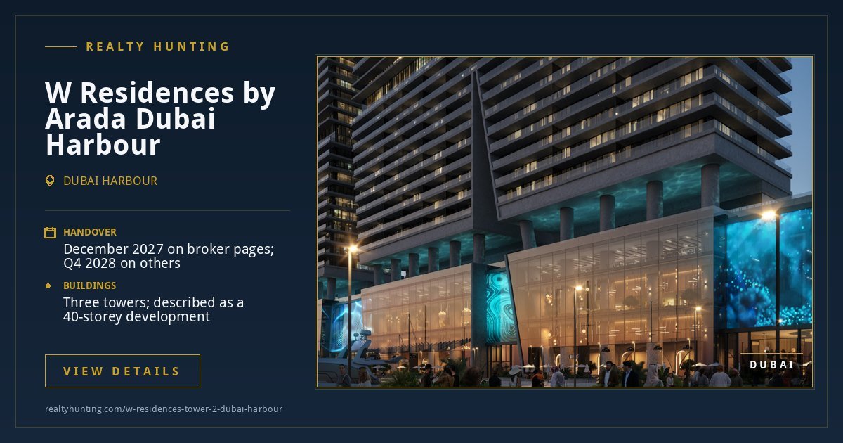 W Residences by Arada Dubai Harbour — photo 3
