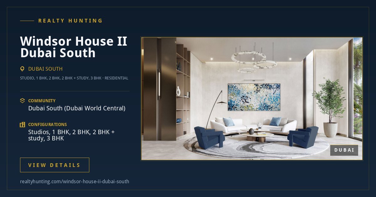 Windsor House II Dubai South Dubai