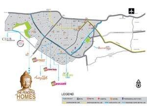 AIPL The Peaceful Homes Location Map