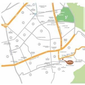 Conscient Hines Elevate Location Map