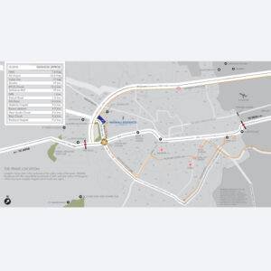 Krisumi Waterfall Residences Location Map