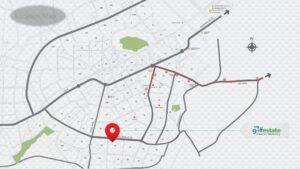 M3M Golf Estate Location Map