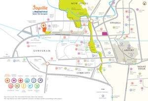 Shapoorji Pallonji Joyville Gurgaon Location Map