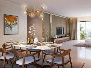 Shapoorji Pallonji Joyville Gurgaon dining Room Tower Crown