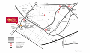 Elan Town Centre Location Map