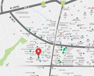 M3M The Marina Location Map