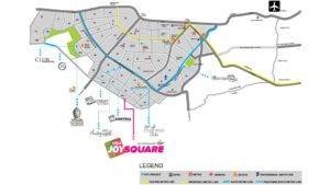 AIPL Joy Square Location Map