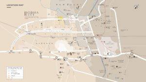Sobha City Location Map