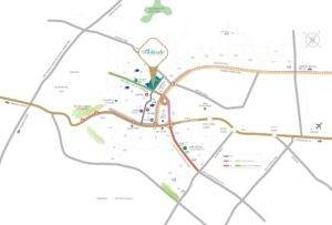 M3M Soulitude Location Map