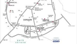 BPTP Green Oaks Location Map