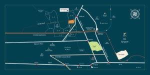 Spaze Grand Central 114 Gurgaon Location Map