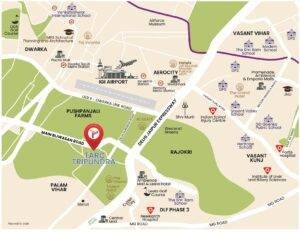Tarc Tripundra Location Map