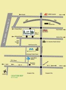 MV Precore City Location Map