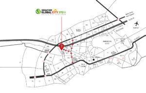Signature Global City 37D II Location Map
