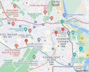 Omaxe Karol Bagh Locvation Map