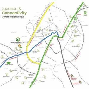 Breez Flora Avenue 88a Location Map