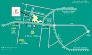 SS Group Sector 83 Gurgaon Location Map