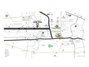 Smart World One DXP Street Location Map