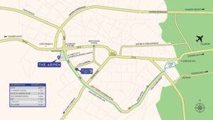 Whiteland The Aspen Gurgaon Location Map