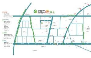 Signature Global City 92-2 Location Map