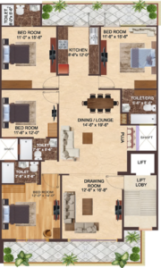 64c8bcf299b831b40d0d8b93_AradhyaHome-FlorPlans_Type_A