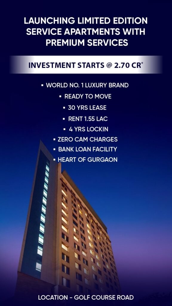 Service apartments for sale Gurgaon - Realty Hunting Service apartments for sale Gurgaon - Realty Hunting