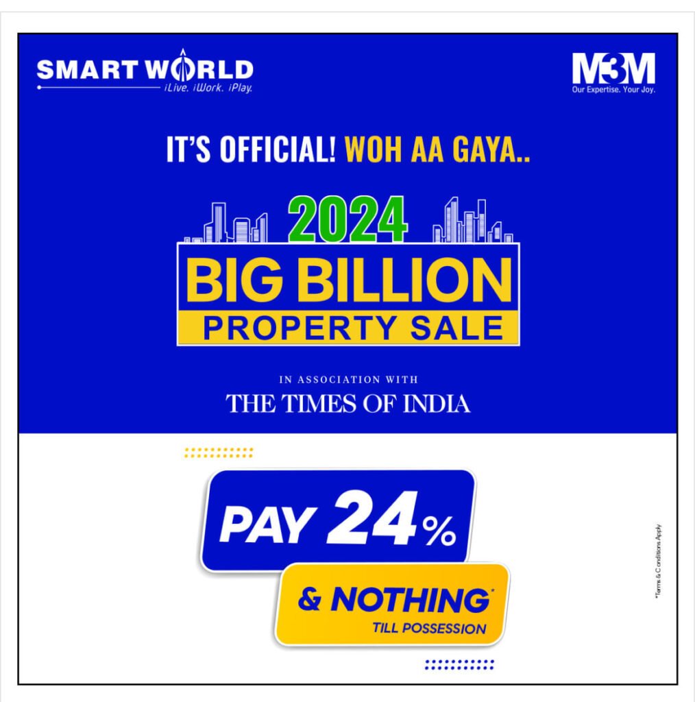 Big Billion Property Sale at M3M and Smartworld Gurgaon - Realty Hunting Big Billion Property Sale at M3M and Smartworld Gurgaon - Realty Hunting