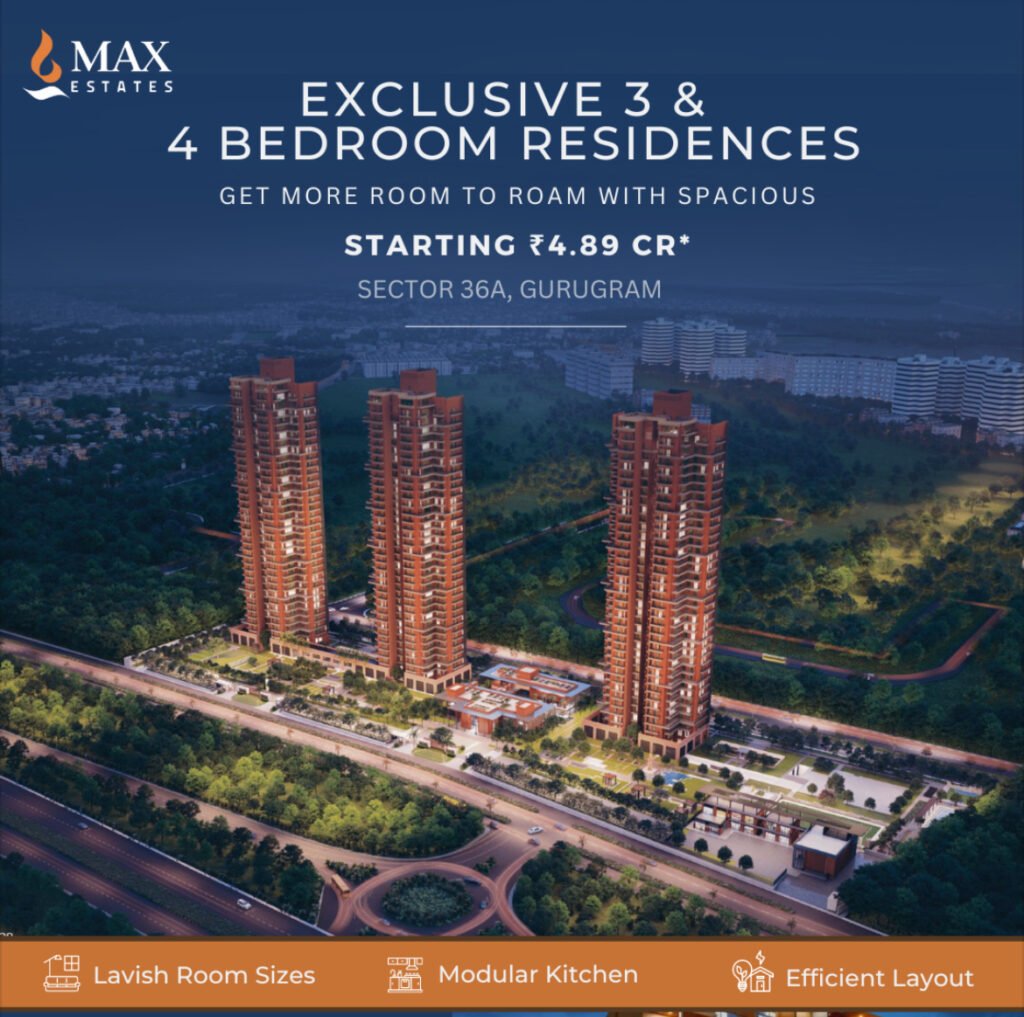MAX ESTATE GURGAON SECTOR 36A DWARKA EXPRESSWAY - Realty Hunting MAX ESTATE GURGAON SECTOR 36A DWARKA EXPRESSWAY