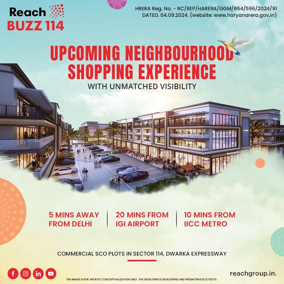 Reach Buzz 114 SCO Plots in Sector 114 Gurgaon - Realty Hunting